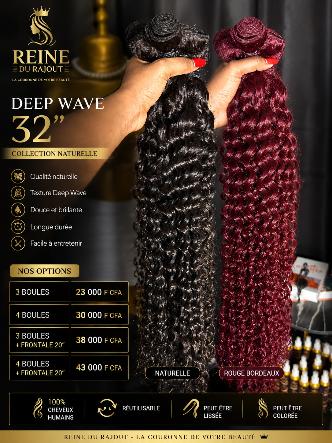 Deep Wave 32” – Collection Naturelle