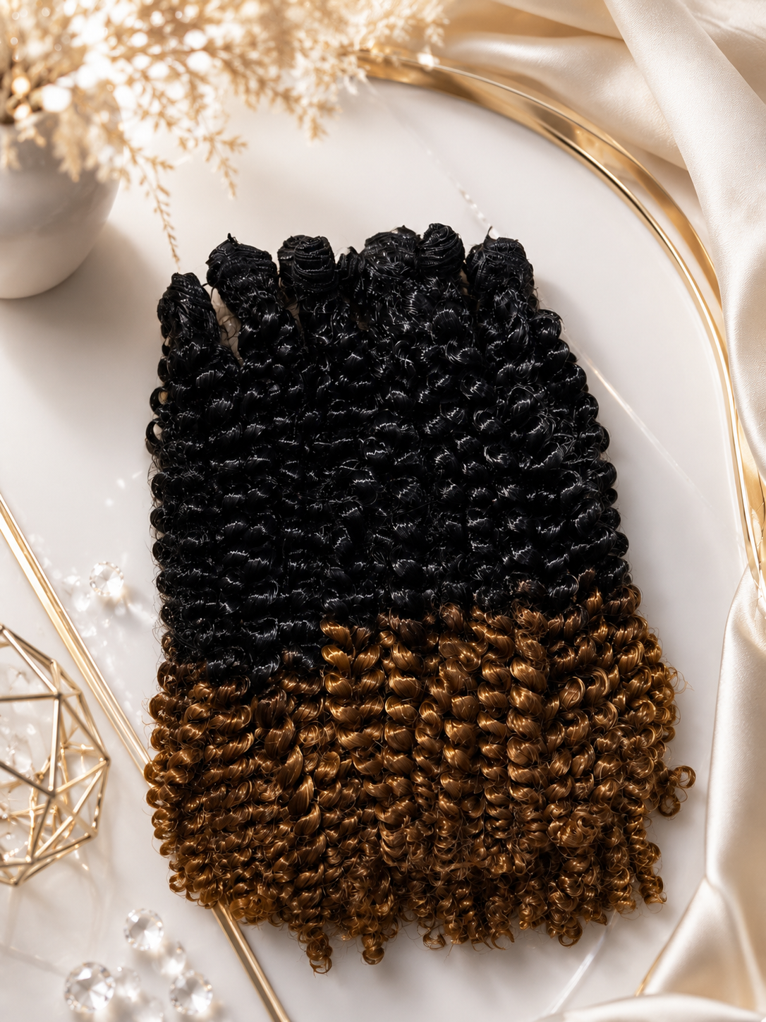 Curly 22” – Lot de 6 Boules – Qualité Naturelle