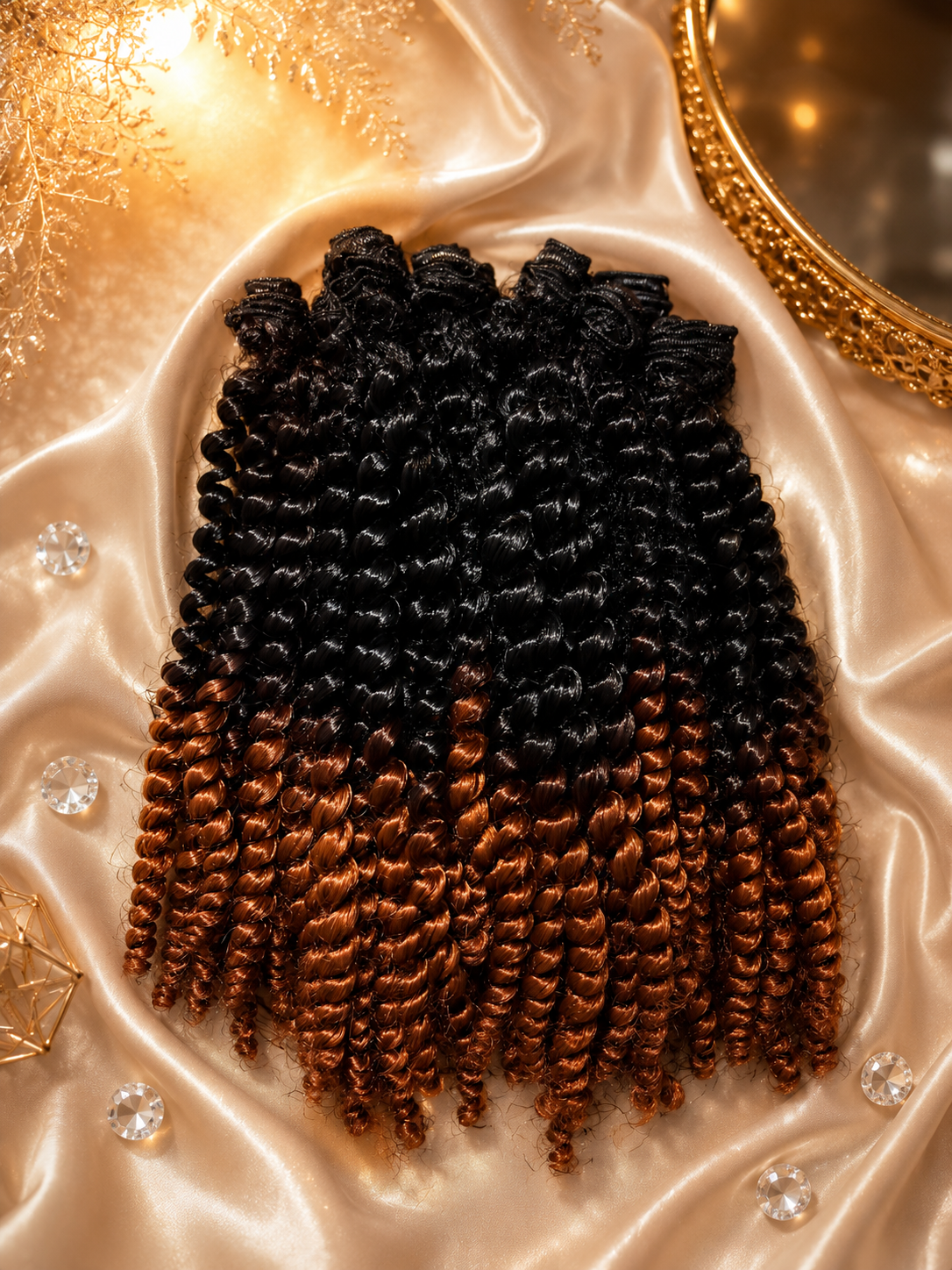 Curly 22” – Lot de 6 Boules – Qualité Naturelle